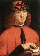 BOLTRAFFIO, Giovanni Antonio Portrait of Gerolamo Casio oil painting artist